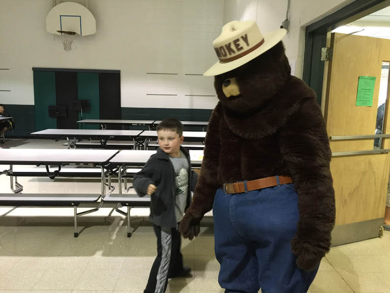 HowellsDodge Consolidated Firefighters and Smokey the Bear Visit